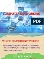 Computer Networking: Ahmad Nadeem Ix Aster Comuter Networking Summer Assignment