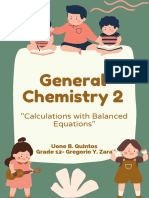 Calculations With Balanced Equations