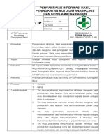 EP 1b SOP Penyampaian Informasi Hasilpeningkatan Mutu Layanan Klinis