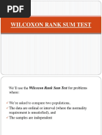 Chapter 3.2 WILCOXON RANK SUM TEST