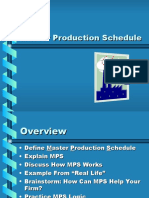 Master Production Schedule