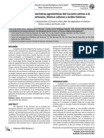 Emergencia y Características Agronómicas El Cucumis Sativus A La Aplicación de Quitosano, Glomus Cubence y Ácidos Humicos