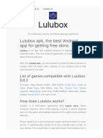Lulubox Apk 2022 Get Free Skins With Lulubox
