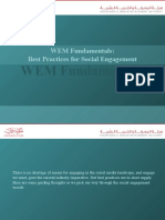 WEM Fundamentals: Best Practices For Social Engagement