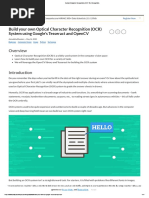 Optical Character Recognition - OCR Text Recognition