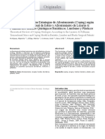 Revisión Teórica de Las Estrategias de Afrontamiento (Coping) Según