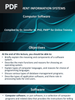 MIS - Computer Software