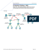 Packet Tracer - Skills Integration Challenge OSPF Instructions