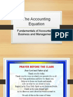The Accounting Equation PP T