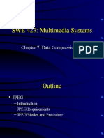 SWE 423: Multimedia Systems: Chapter 7: Data Compression