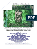 The Emerald Tablets of Thoth Decoded