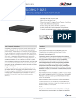 Fiche technique DAHUA DHI-NVR4104_4108HS-P-4KS2