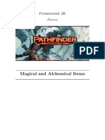 Magical and Alchemical Items: Pathfinder 2E