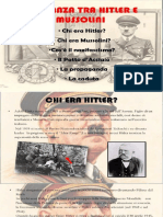 Hitler e Mussolini Educazione Civica Storia