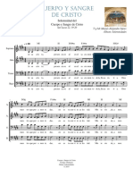 Cuerpo y Sangre de Cristo - Satb