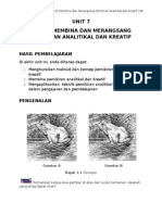 Unit 7 Modul 2 Pemikiran Analitikal Dan Kreatif v2003