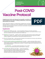 CNM's Post Vaccine Protocol