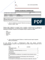 Examen de Parcial (Calidad en La Construccion) : 2018211167 21/06/2022 Ingenieria Civil