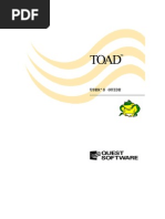 Toad Users Guide