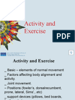 Activity and Exercise: Kozier & Erb's Fundamentals of Nursing, 8e