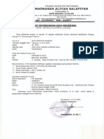 SURAT KETERANGAN SIAP DITERIMA