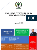 Komunikasi Efektif Pmik DPC PKL