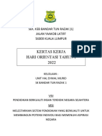 Kertas Kerja Hari Orientasi 2022