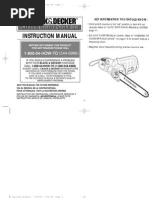 Motosierra Electrica Black Decker 374860-05, LH1600