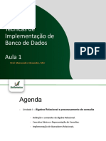 Técnicas de Implementação de Banco de Dados