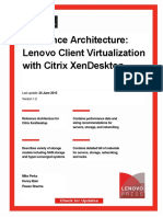 Reference Architecture: Lenovo Client Virtualization With Citrix Xendesktop