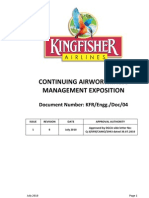Manage Airworthiness of Kingfisher Airlines Fleet