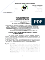 Model Lettre de Consultation