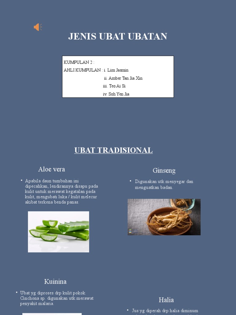 Jenis Ubat Ubatan | PDF