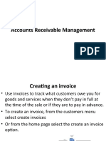 Accounts Receivable Management