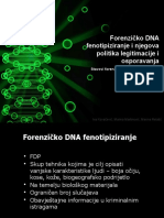 Forenzičko DNA Fenotipiziranje I Njegova Politika Legitimacije I Osporavanja
