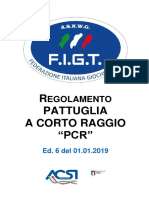 Regolamento Pattuglia Corto Raggio Ed - 6 Del 01 - 01 - 19