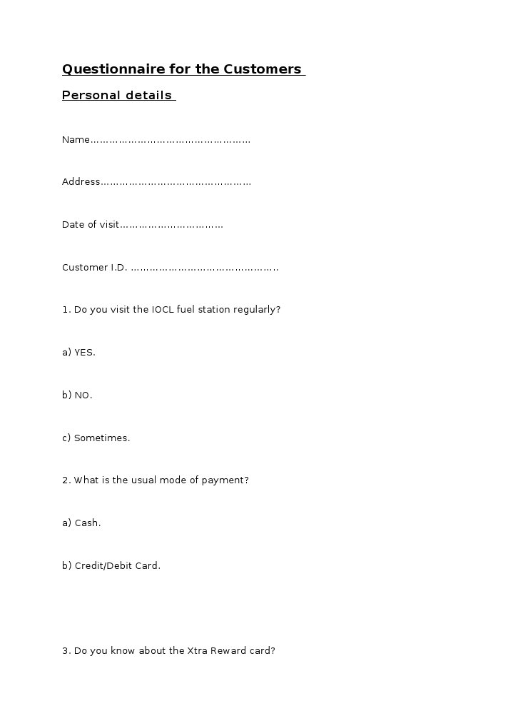 Customer Feedback on Xtra Reward Card | PDF
