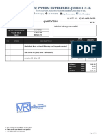 MRJ System Enterprise (Jm0600119-X) : Quotation