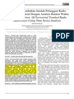 ID Proyeksi Pertumbuhan Jumlah Pelanggan Radio Trunking Terrestrial Dengan Analisis