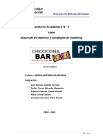 Estrategias de marketing para barra energética Chicocona Bar