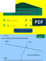 Angles Alternes-Internes Et Correspondants