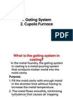 Gating System and Cupola