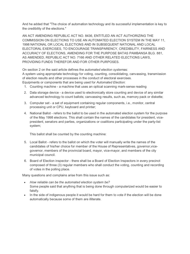 Election thesis title picture