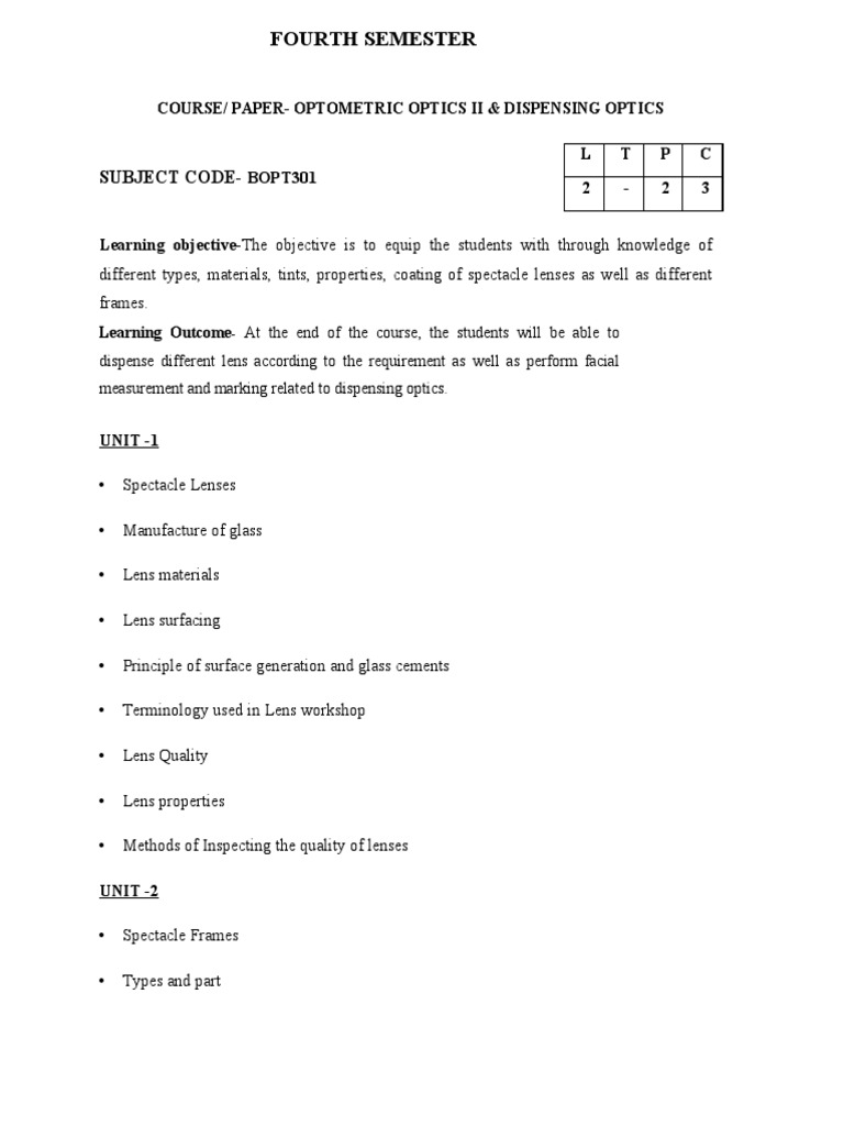 Optometric OpticsII Dispensing Optics PDF