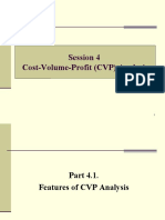 Session 4 Cost-Volume-Profit (CVP) Analysis