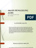 Mesin Penggiling Jamu