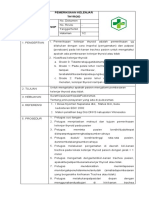 Sop Pemeriksaan Kelenjar Thyroid