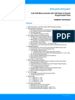 Attiny441/Attiny841: 8-Bit Avr Microcontroller With 4/8K Bytes In-System Programmable Flash