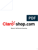 Manual Claroshop - Self Service
