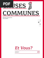 Download Et vous - Revue Causes Communes n23 by Parti Socialiste Genve SN58290840 doc pdf